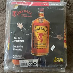 Halloween Costume- Fireball Whiskey Bottle